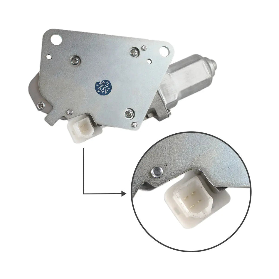 wiper motor 4709168 for Hitachi Excavator ZX200-3 ZX110-3 - image 2