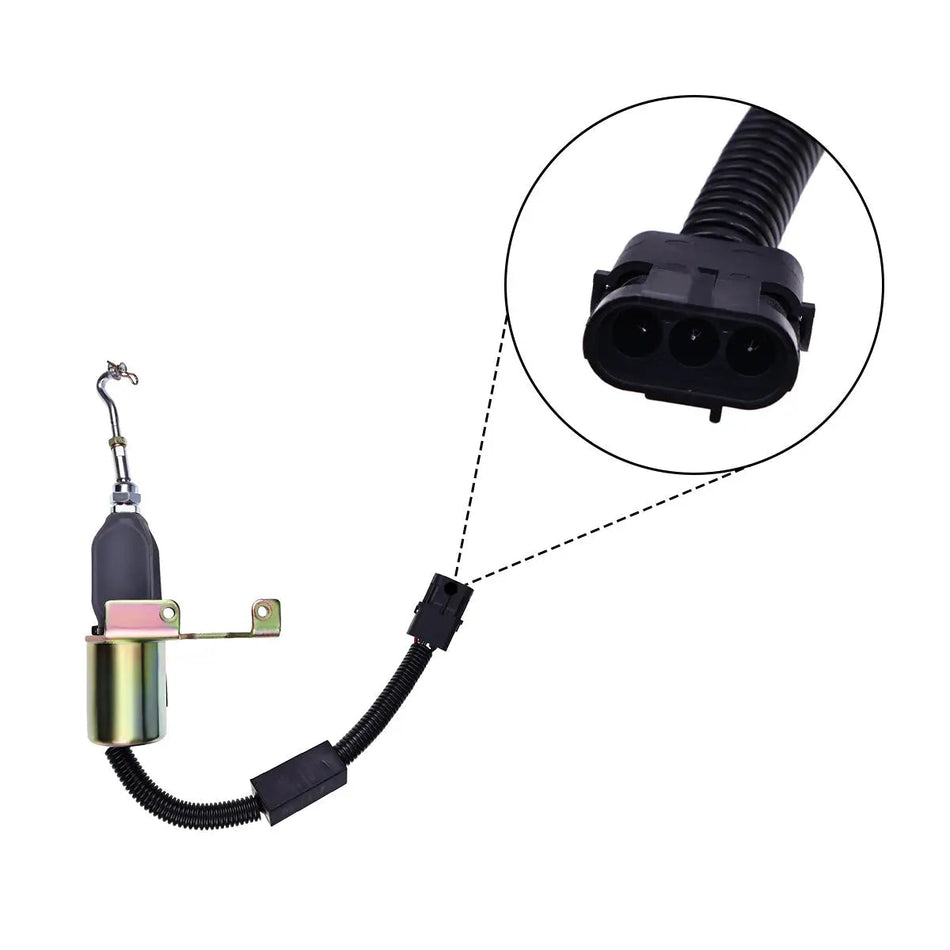 Topsealkit 4942879 fuel shut-off solenoid, for Cummins Excavator - image 2