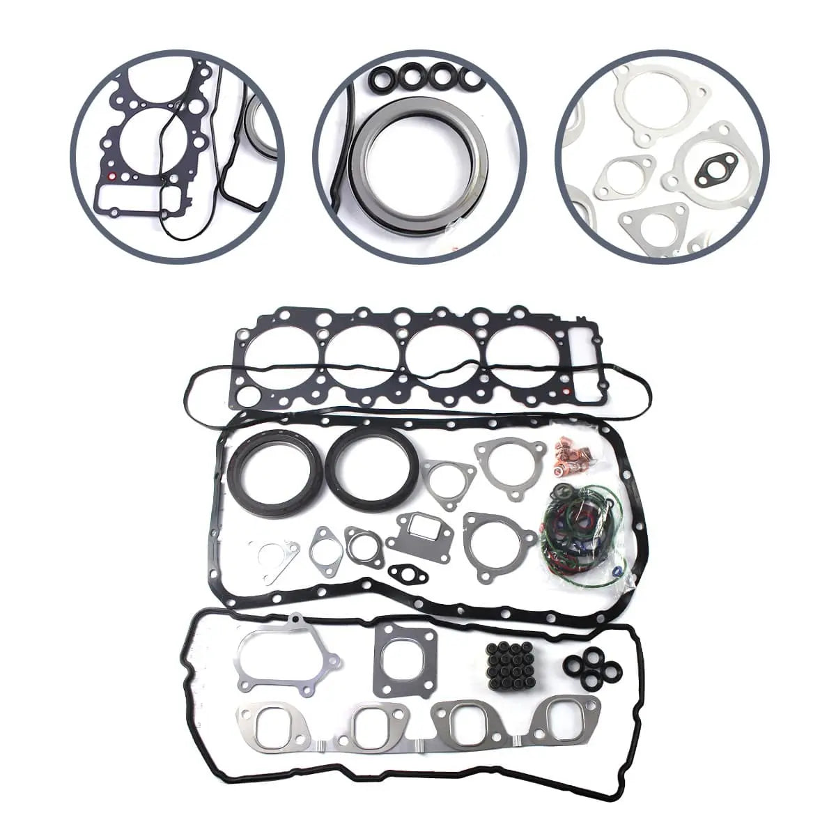 Overhaul Gasket Kit for Isuzu 4HK1 Chevrolet NPR NQR NRR GMC 5.2L - image 4
