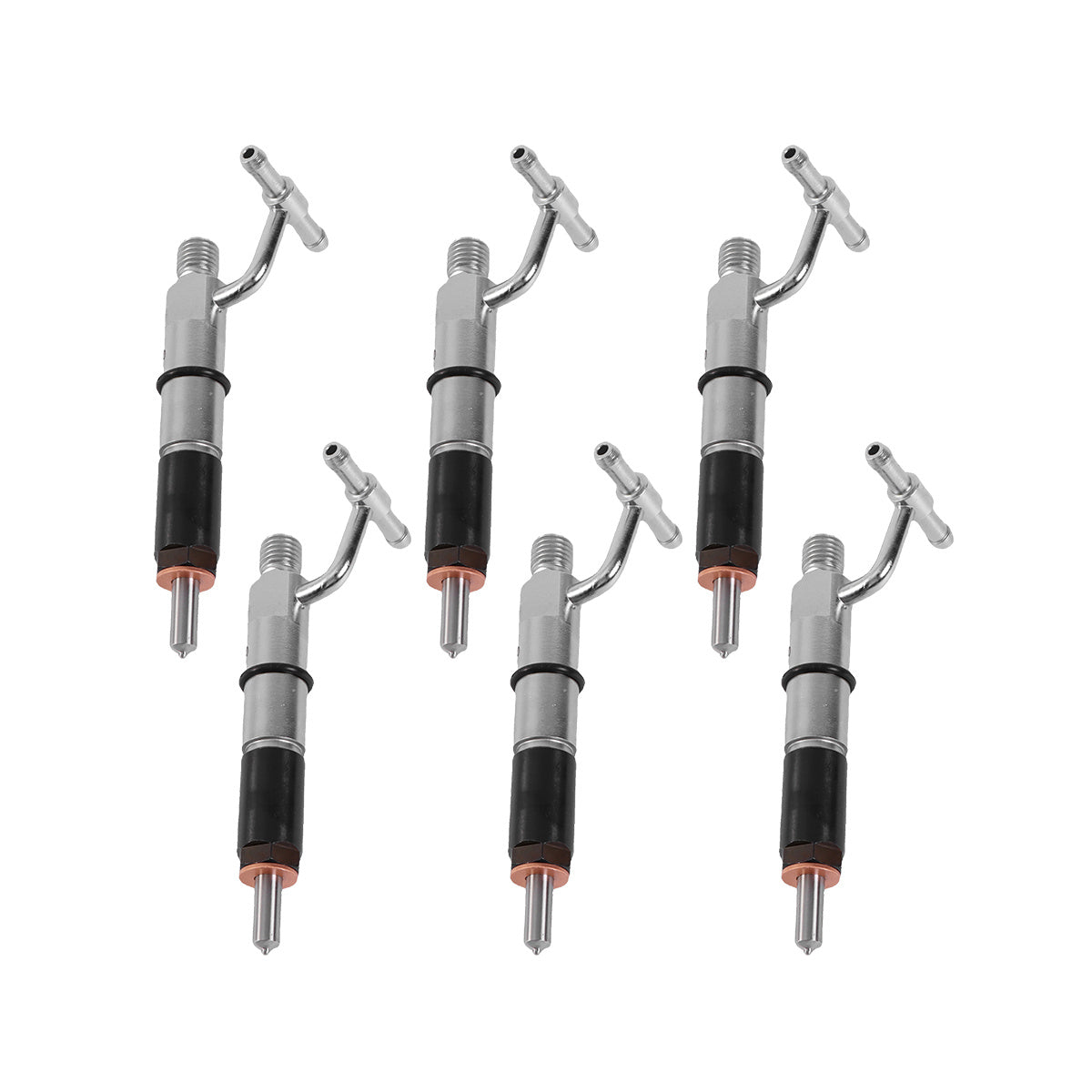 4-Pack /6PCS Fuel Injector 32A61-05010 093500-5870 Compatible with Mitsubishi Engine S4S S4S-D S6S