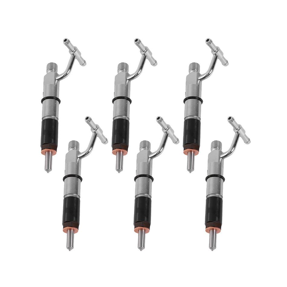 4-Pack /6PCS Fuel Injector 32A61-05010 093500-5870 Compatible with Mitsubishi Engine S4S S4S-D S6S