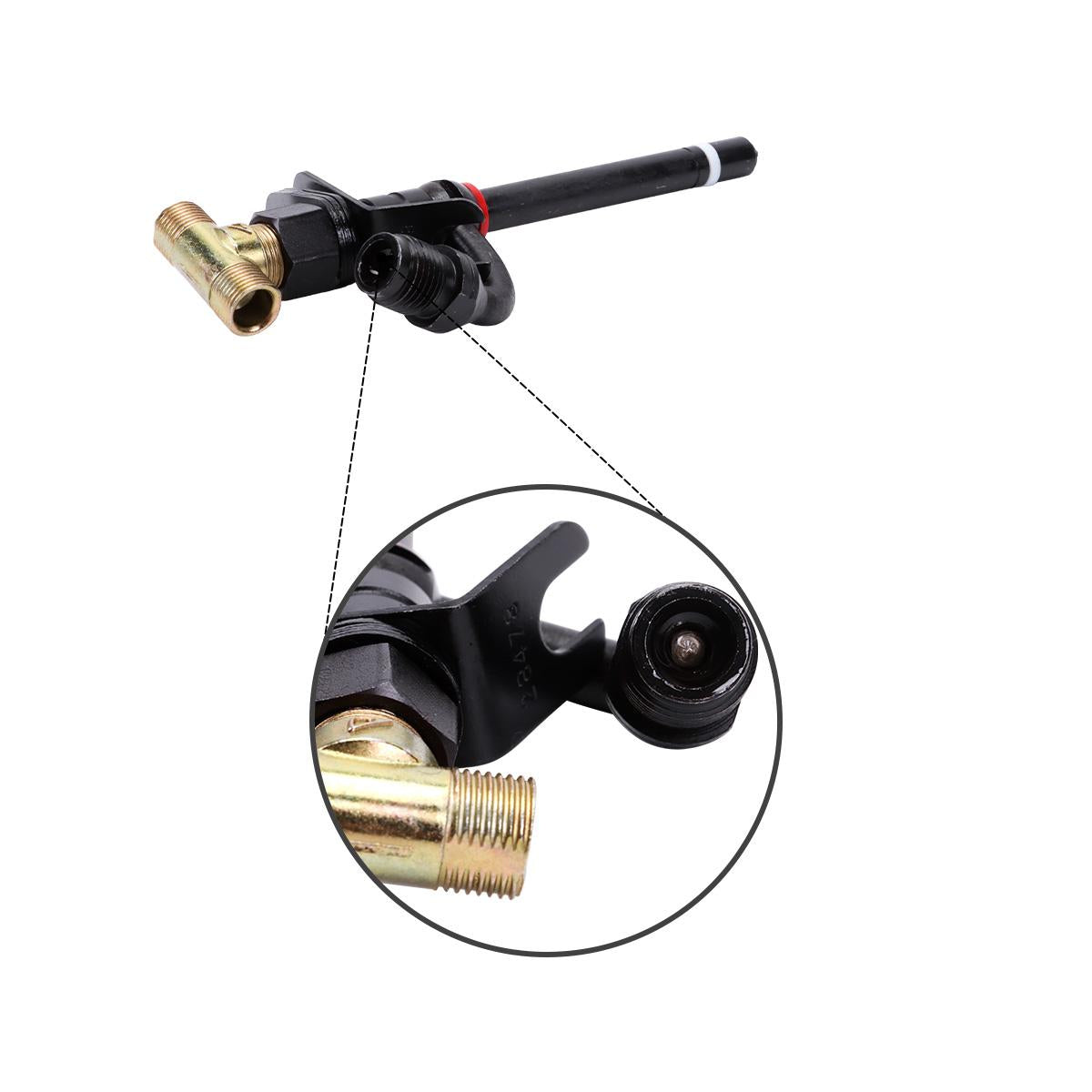 4-Pack /6PCS Fuel Injector RE36935 RE36936 SE500821 Compatible with John Deere Tractor 4039D 4039T 4045D