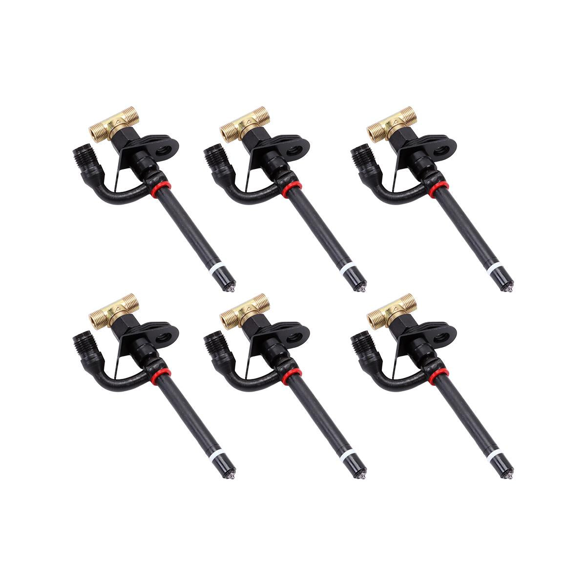 4-Pack /6PCS Fuel Injector RE36935 RE36936 SE500821 Compatible with John Deere Tractor 4039D 4039T 4045D