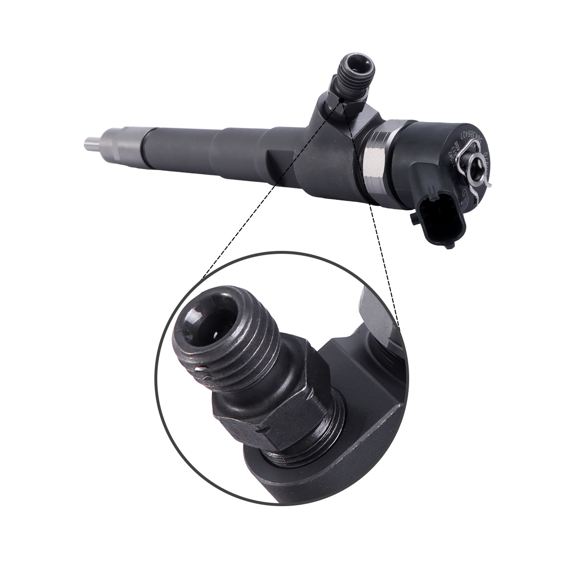 4-Pack Fuel Injector 0445110435 Compatible with Fiat Iveco Ducato 2.3D Engine