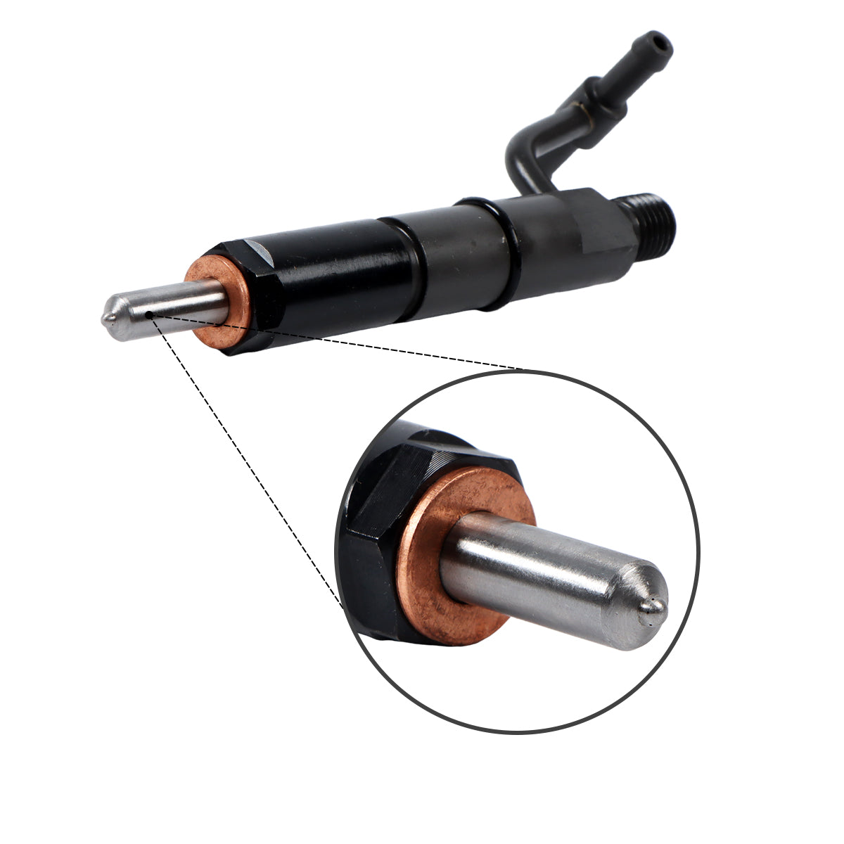 4-Pack Fuel Injector 093500-7730 Compatible with Mitsubishi S4S-DT Engine