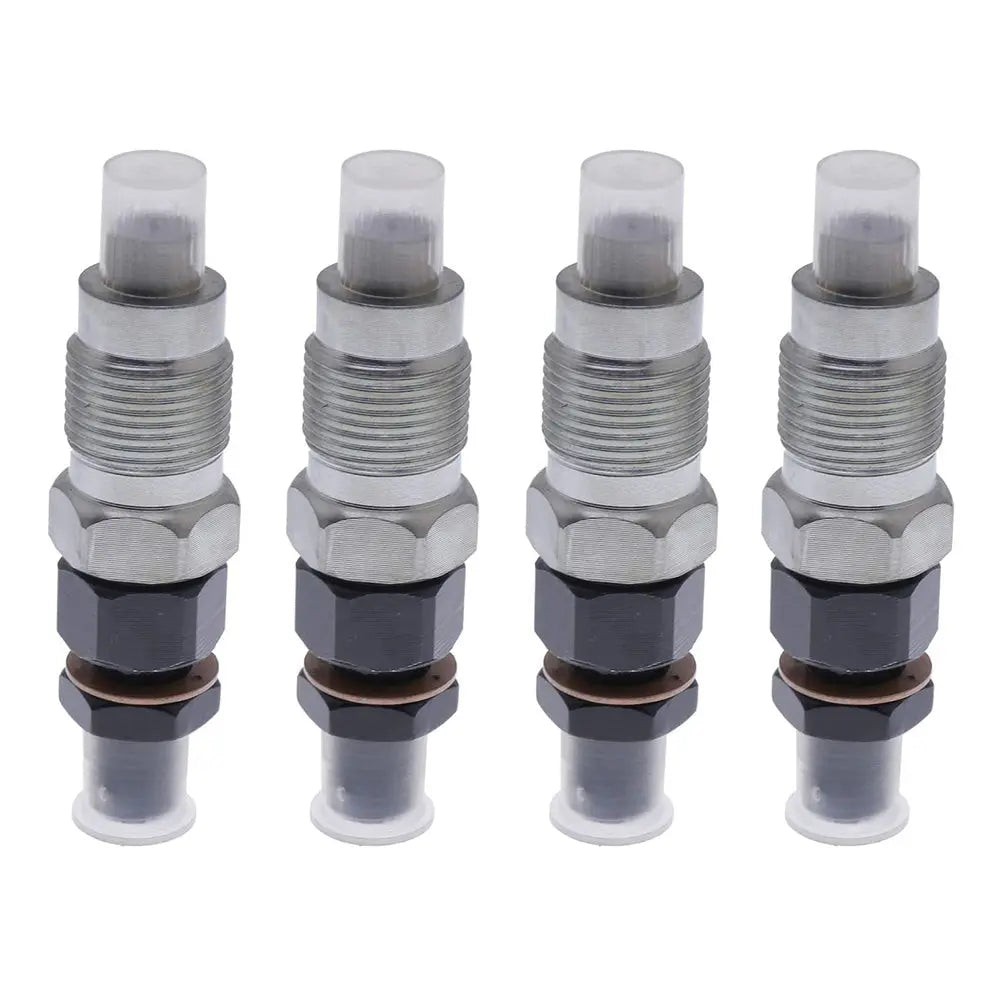 4-Pack Fuel Injector 1C010-53010 Compatible with Kubota V3 V3300 V3600T V3800 Engine