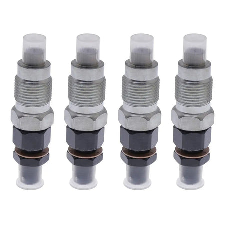 4-Pack Fuel Injector 1C010-53010 Compatible with Kubota V3 V3300 V3600T V3800 Engine