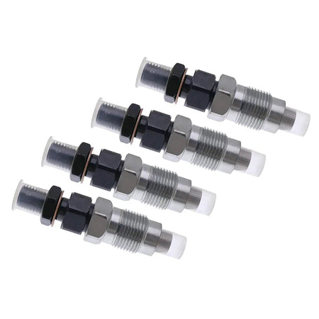 4-Pack Fuel Injector 1C010-53010 Compatible with Kubota V3 V3300 V3600T V3800 Engine