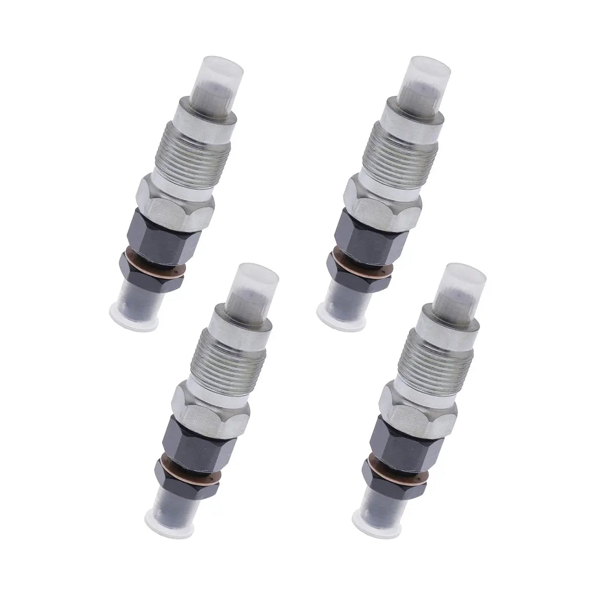 4-Pack Fuel Injector 1C010-53010 Compatible with Kubota V3 V3300 V3600T V3800 Engine
