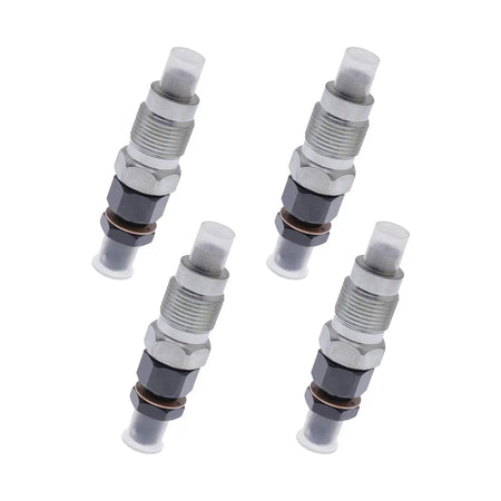 4-Pack Fuel Injector 1C010-53010 Compatible with Kubota V3 V3300 V3600T V3800 Engine