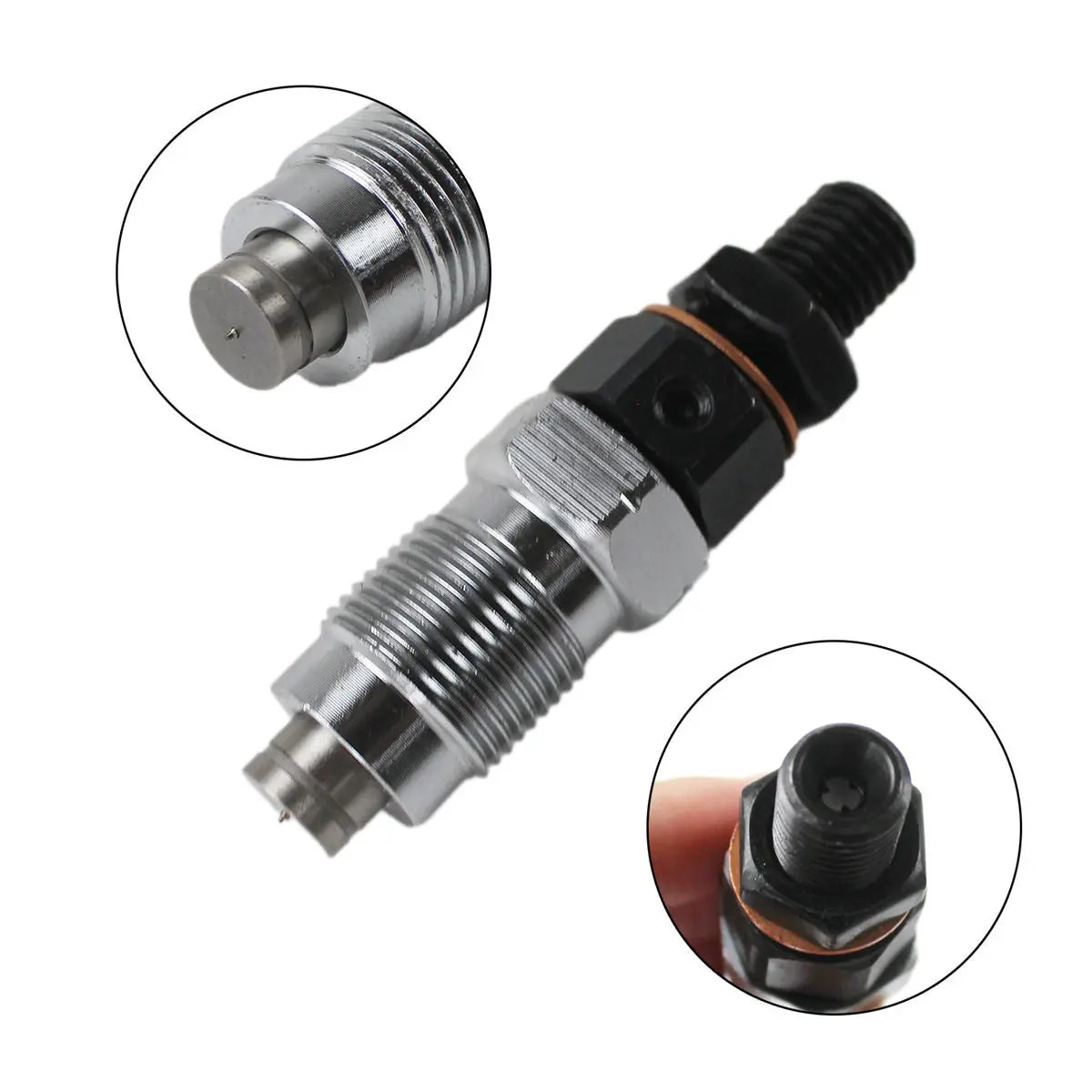 4-Pack Fuel Injector 1G065-53900 Compatible with Kubota V1505 V1205 V1305 V1505T Engine