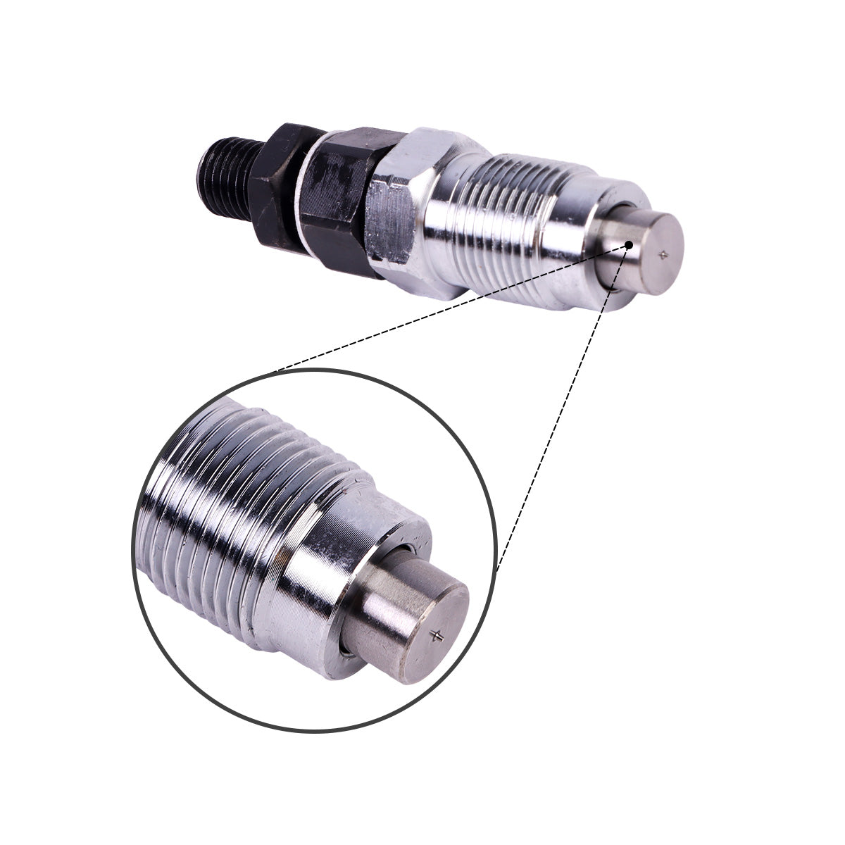 4-Pack Fuel Injector 23600-UD020 Compatible with Toyota 1DZ 1DZ-III 3Z 15Z 7FD35-45 Engine