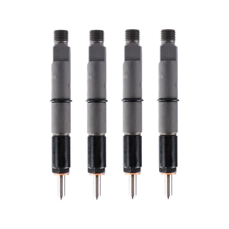 4-Pack Fuel Injector 24425916 Compatible with Volvo Excavator EC135B EC140B BL71 BL70 BL60 BL61