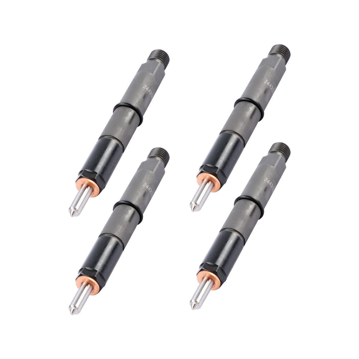 4-Pack Fuel Injector 24425916 Compatible with Volvo Excavator EC135B EC140B BL71 BL70 BL60 BL61