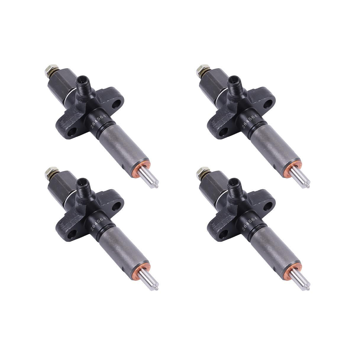 4-Pack Fuel Injector 2645647 Compatible with Perkins 4.236 T4.236 Engine