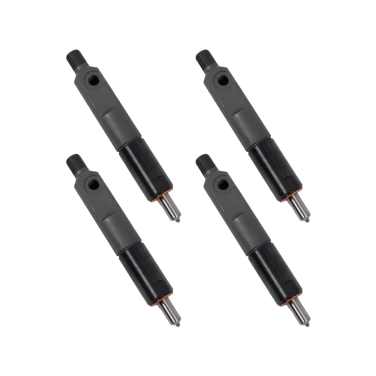 4-Pack Fuel Injector 2645A025 17-106200 Compatible with Perkins 1004-4T JCB Loader 3CX 1550B 411B