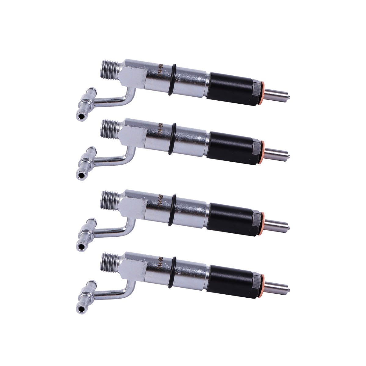 4-Pack Fuel Injector 314-9985 Compatible with Caterpillar C3.4 3044C Engine Loader 908H