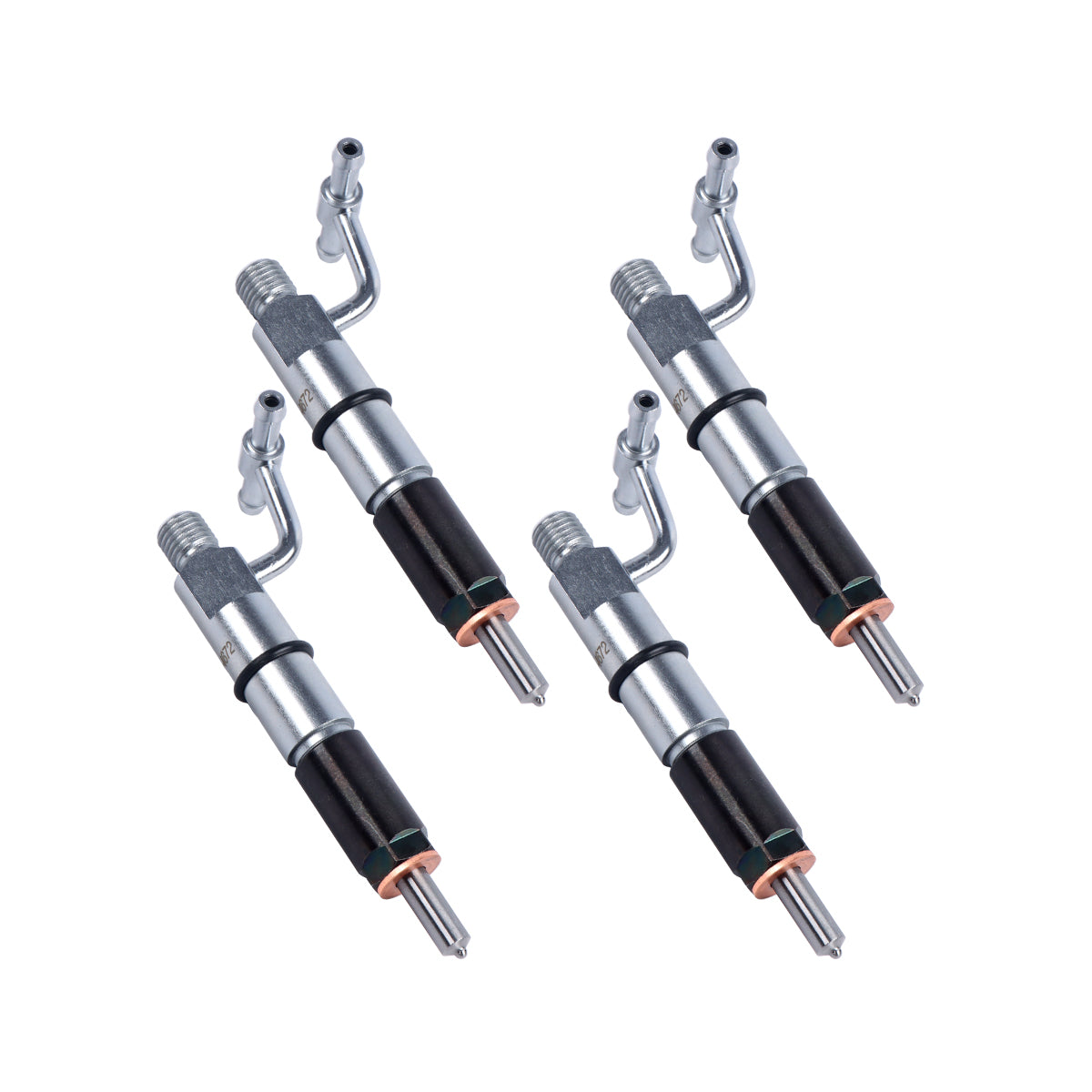 4-Pack Fuel Injector 3154672 Compatible with Caterpillar CAT 279C 259B3 279C2 Engine