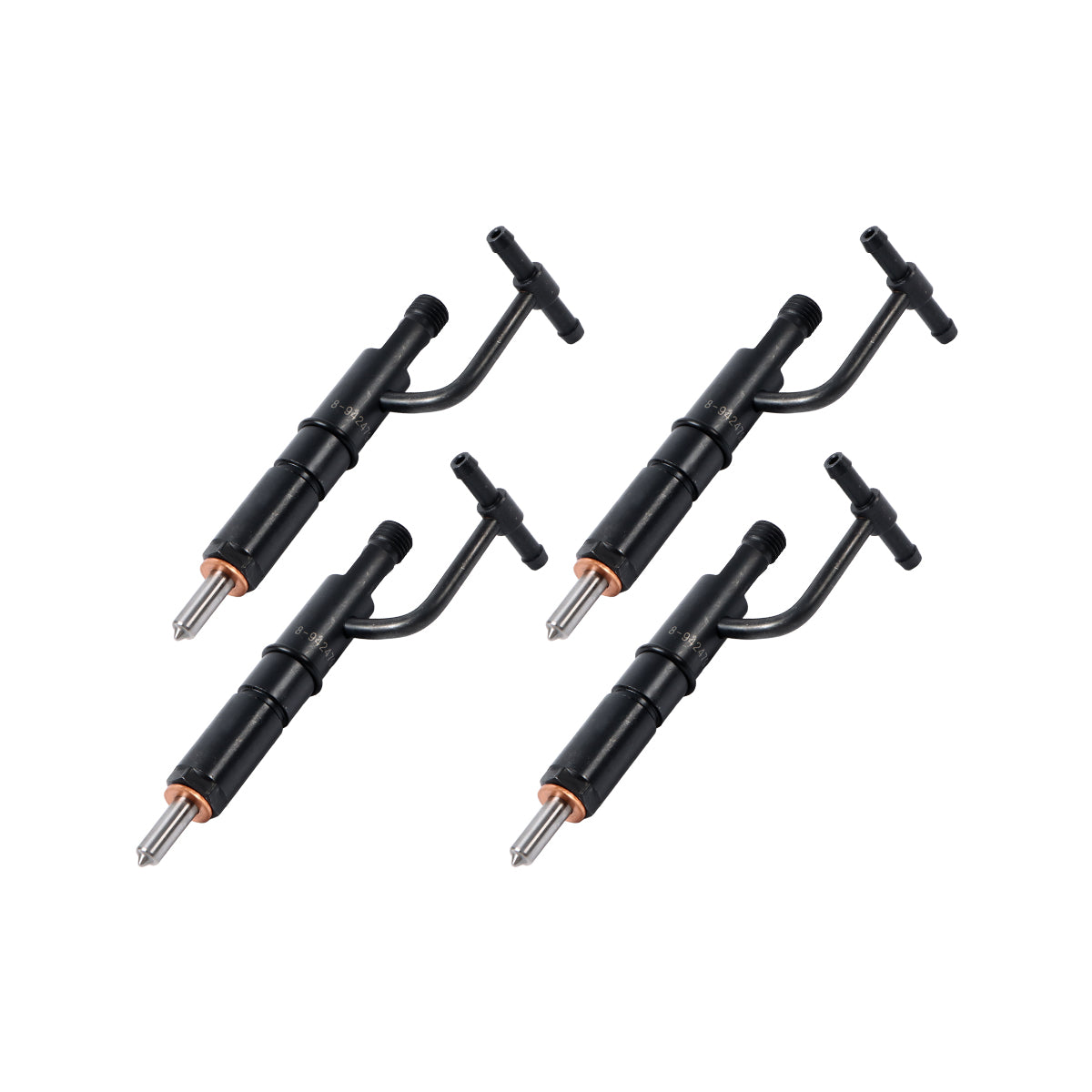 4-Pack Fuel Injector 8-94247937-0 8942479370 Compatible with Isuzu JB14JA1 4JB1 Engine