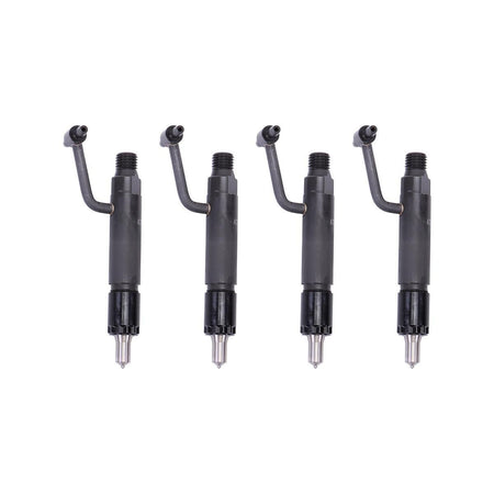 4-Pack Fuel Injector AT110293 Compatible with John Deere 790 870 1070 4300 Yanmar Engine 3TNE84 3TNE88