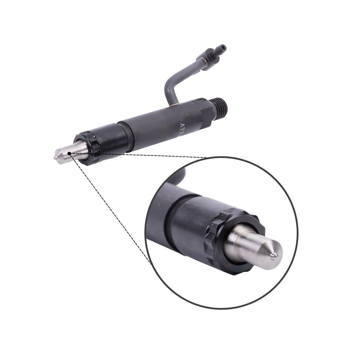 4-Pack Fuel Injector AT110293 Compatible with John Deere 790 870 1070 4300 Yanmar Engine 3TNE84 3TNE88