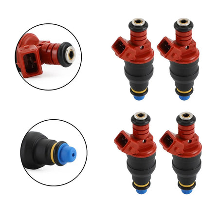 4-Pack Fuel Injectors 0280150431 Compatible with Saab 9-3 900 9000 2.0L 2.3L I4
