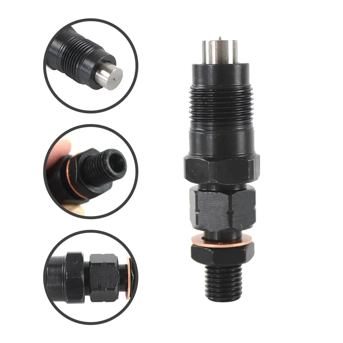 4-Pack Fuel Injectors 131406360 SBA131406360 Compatible with New Holland C175 L160