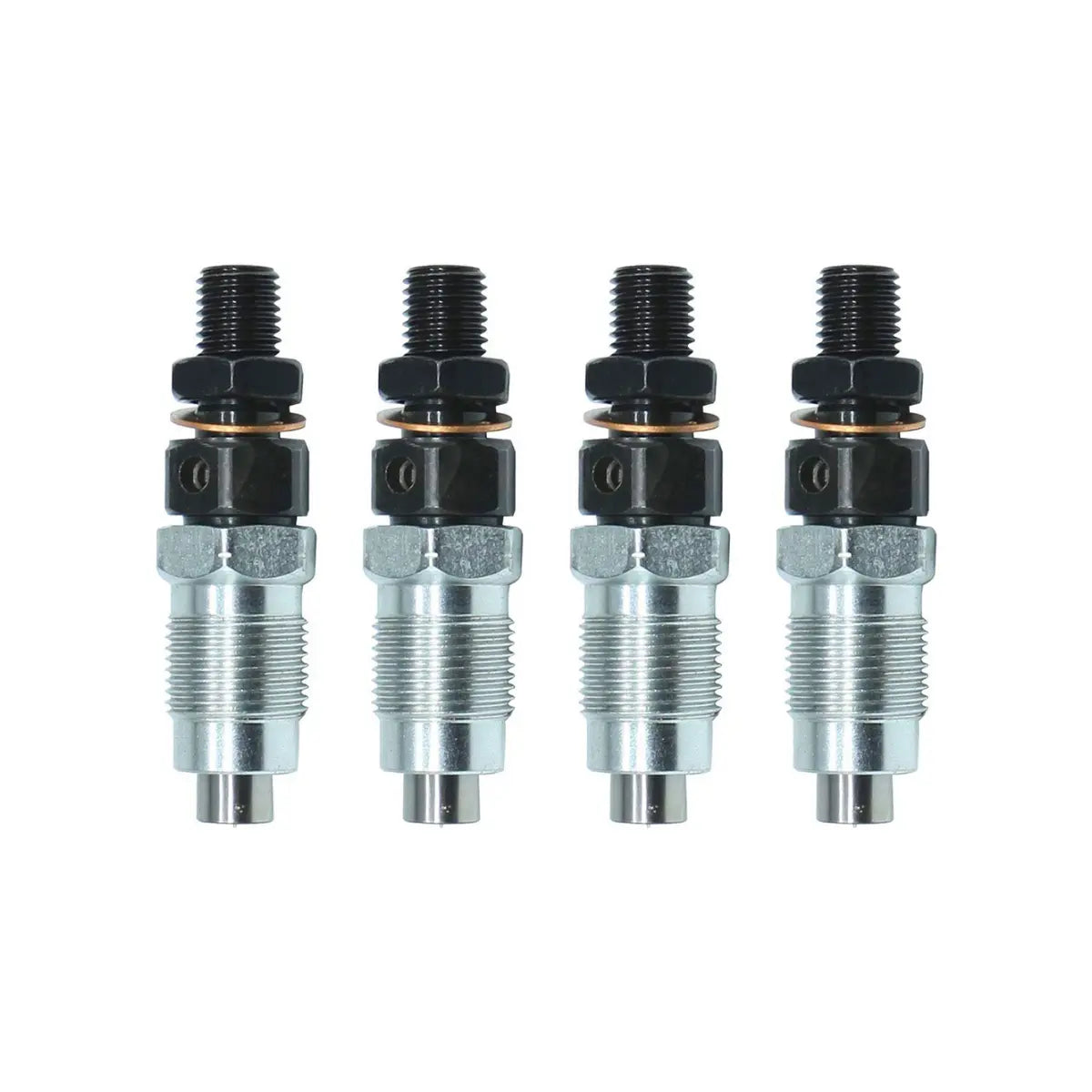 4-Pack Fuel Injectors 6672405 Compatible with Bobcat Kubota V1505 V1505T Engine