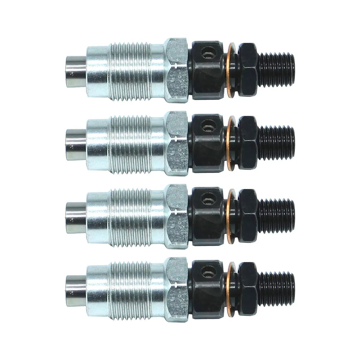 4-Pack Fuel Injectors 6672405 Compatible with Bobcat Kubota V1505 V1505T Engine