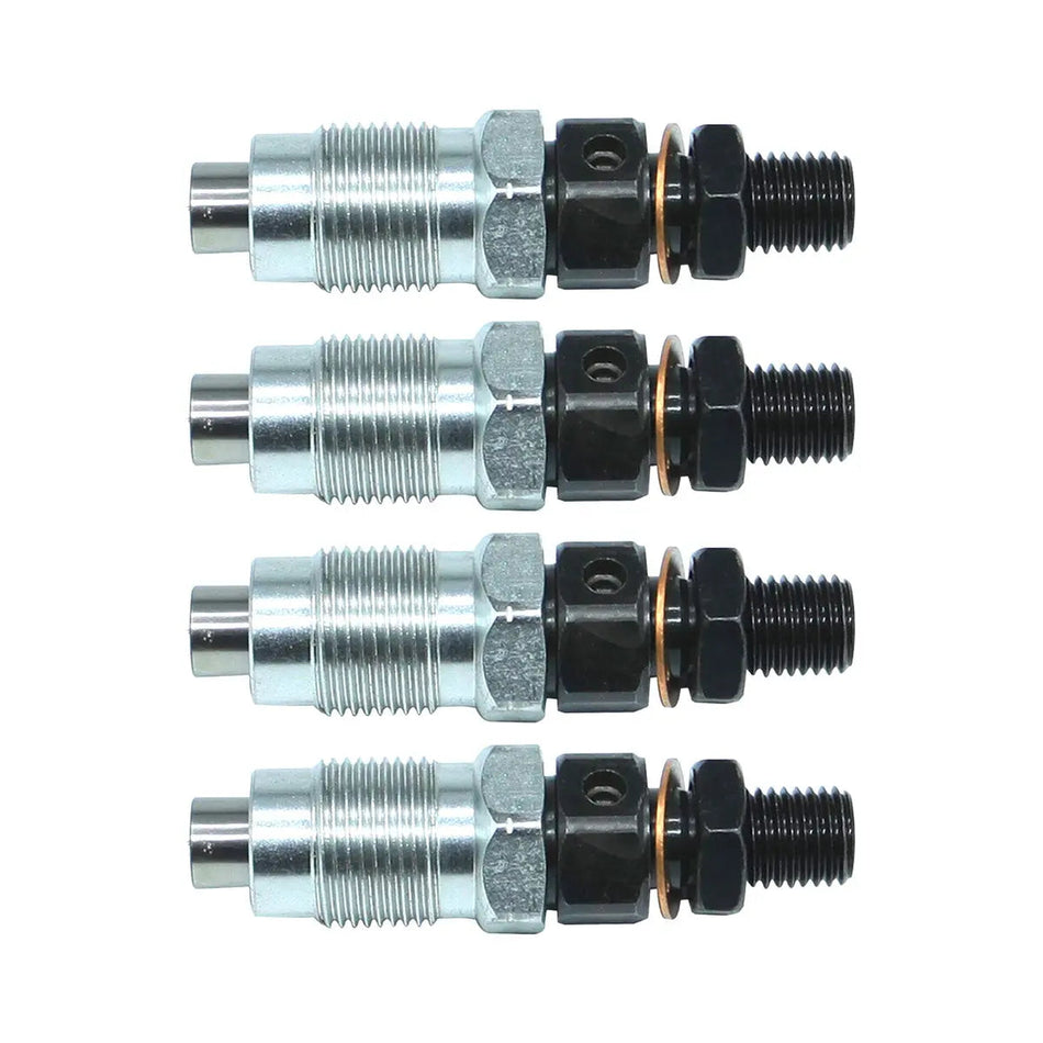 4-Pack Fuel Injectors 6672405 Compatible with Bobcat Kubota V1505 V1505T Engine