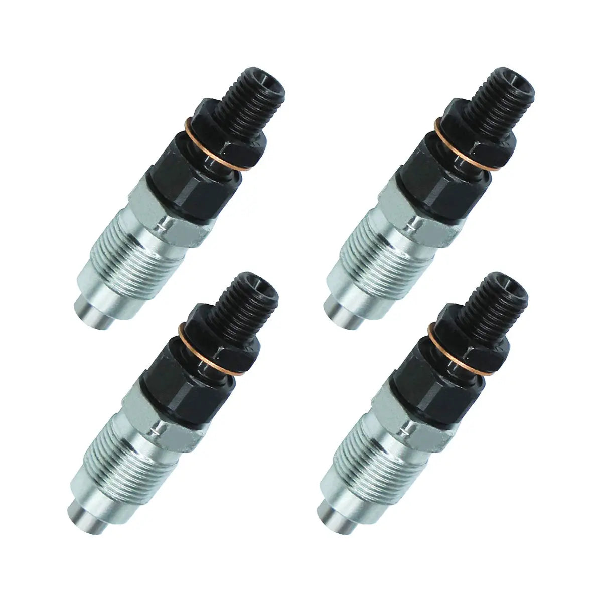 4-Pack Fuel Injectors 6672405 Compatible with Bobcat Kubota V1505 V1505T Engine