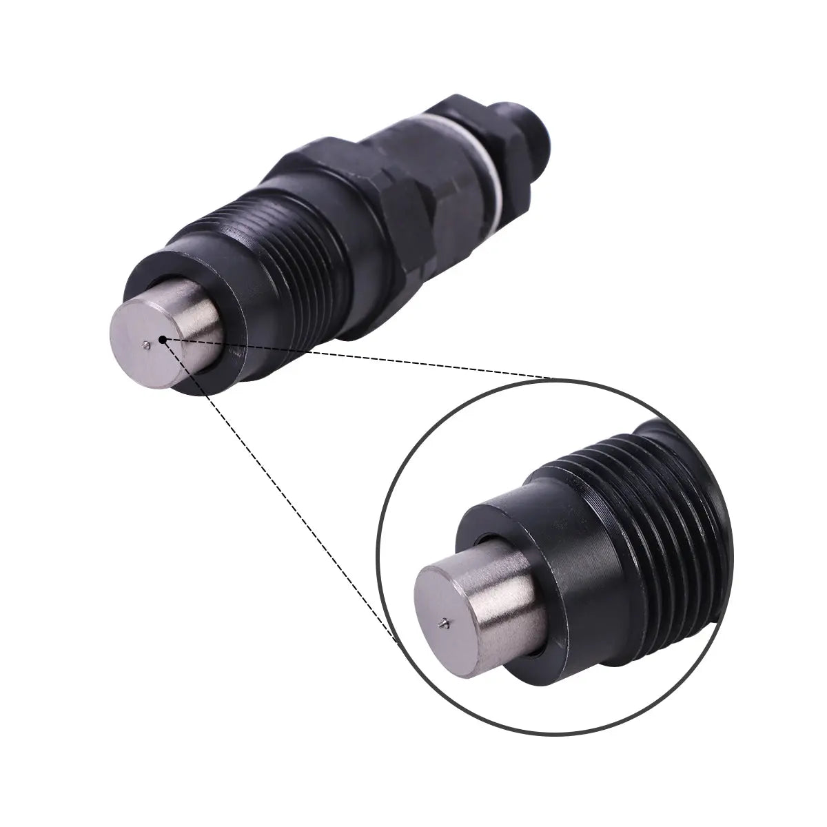 4-Pack Fuel Injectors ME200204 Compatible with Mitsubishi Pajero Shogun 2.8TD 4M40 Engine