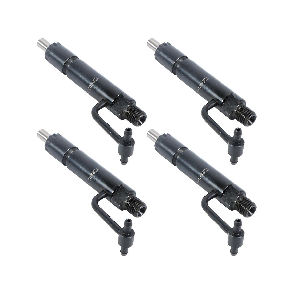 4-Pack Fuel Injector 723900-53200 Compatible with Yanmar 4TNE106 4D106 Engine