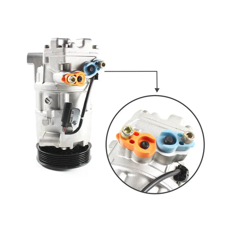 A/C Compressor 64529182793 4PK 12V CSE613 for BMW E90 - image 2