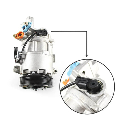 A/C Compressor 64529182793 4PK 12V CSE613 for BMW E90 - image 4