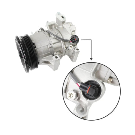 88310-52551 A/C Compressor 4PK 12V for Toyota Yaris Vitz Sienta Scion XA - image 4