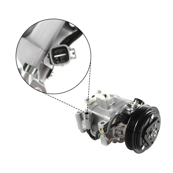 88320-52400 A/C Compressor 4PK SCSA06C for Toyota Yaris 1.3 1.5 - image 2