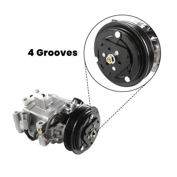 88320-52400 A/C Compressor 4PK SCSA06C for Toyota Yaris 1.3 1.5 - image 3