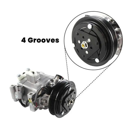 88320-52400 A/C Compressor 4PK SCSA06C for Toyota Yaris 1.3 1.5 - image 3