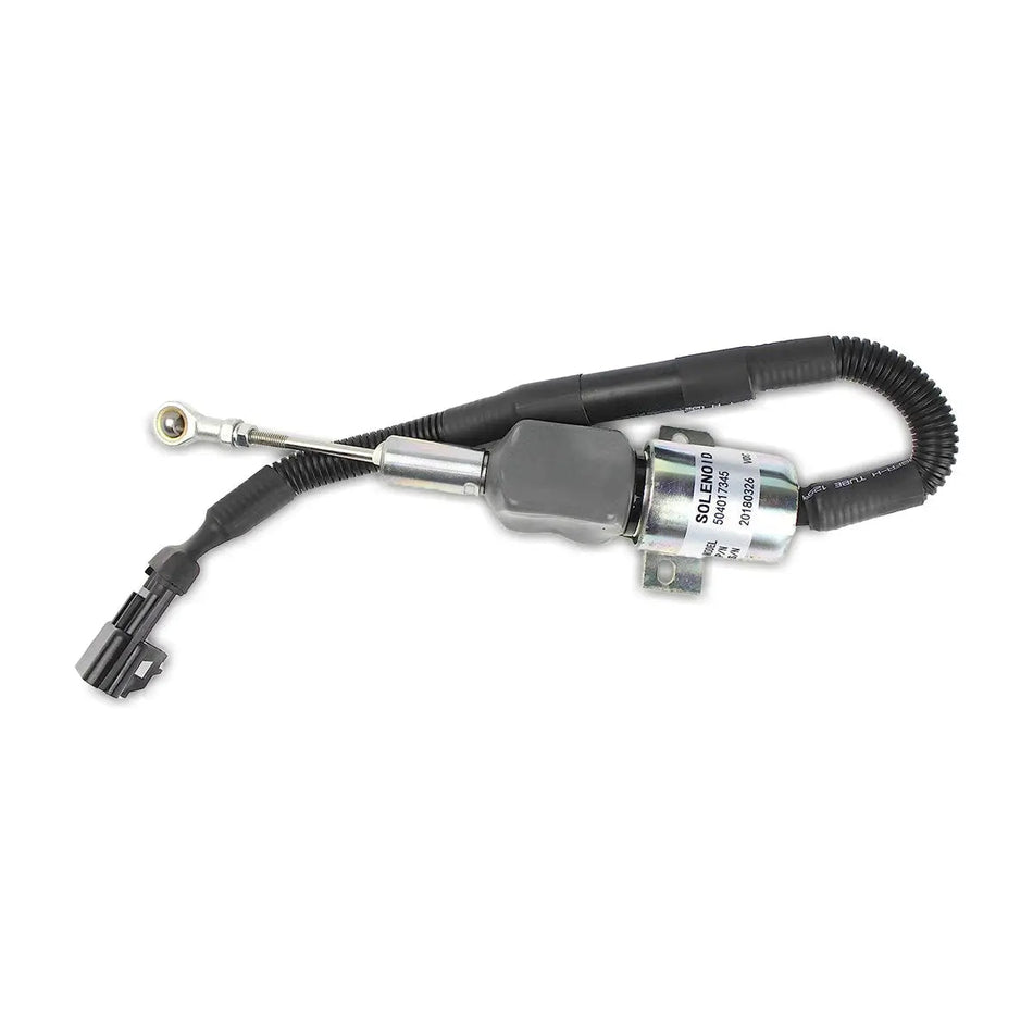 Topsealkit 504017345 fuel shut-off solenoid, for Kobelco E215 New Holland WX200 Excavator