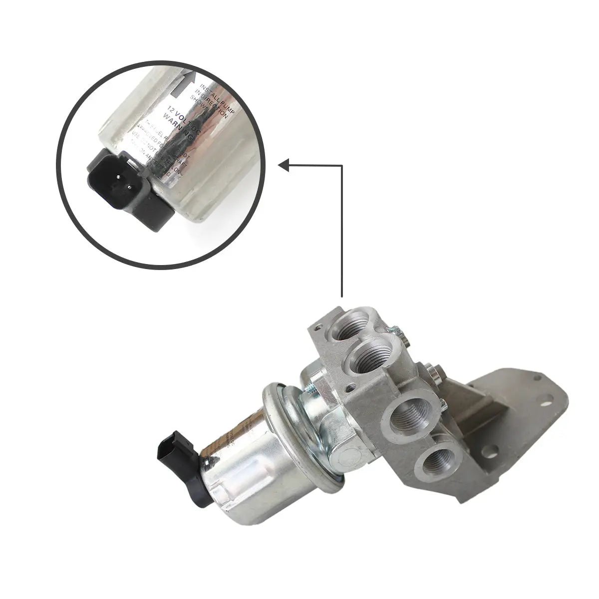fuel transfer pump 12V 5362269 for Cummins 4B3.9 6C8.3 ISC8.3 - image 2