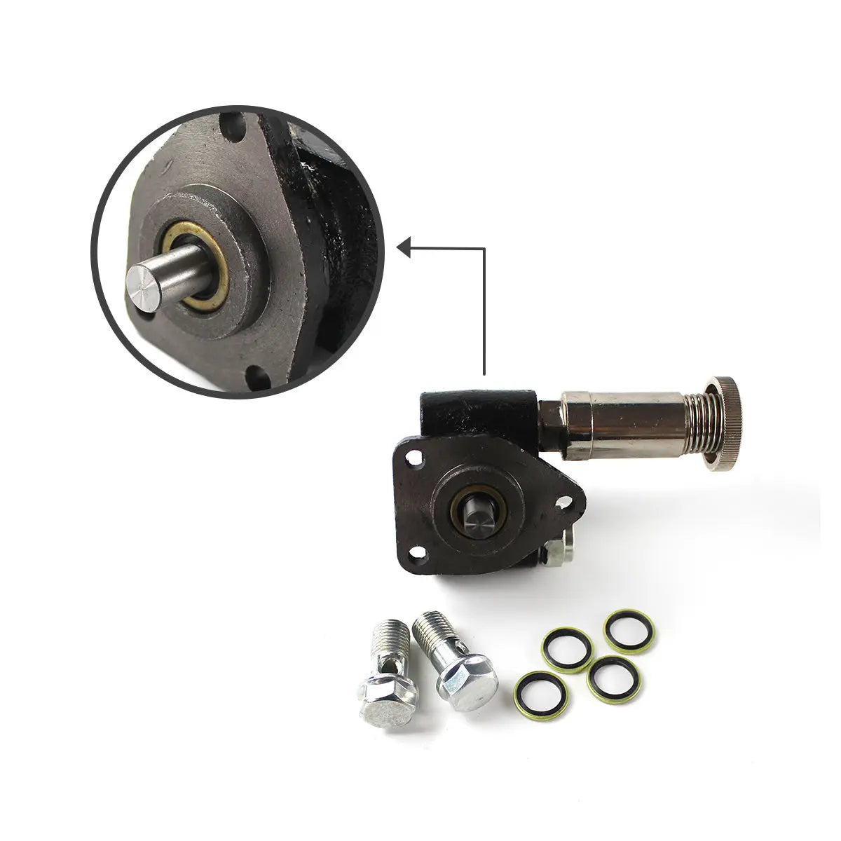 manual fuel pump 5I-7507 for Caterpillar E320B E320BL 3066 Excavator - image 2
