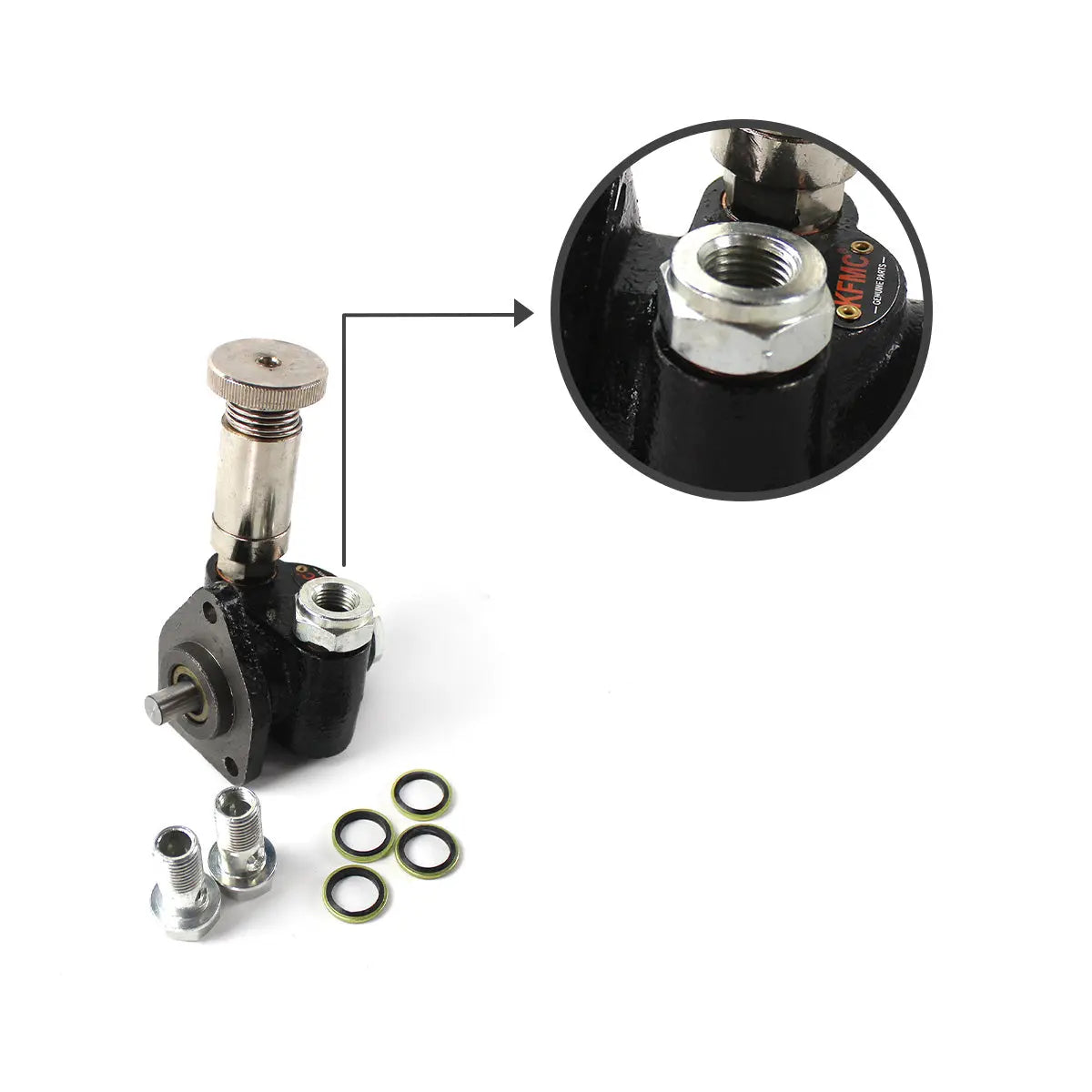 manual fuel pump 5I-7507 for Caterpillar E320B E320BL 3066 Excavator - image 4