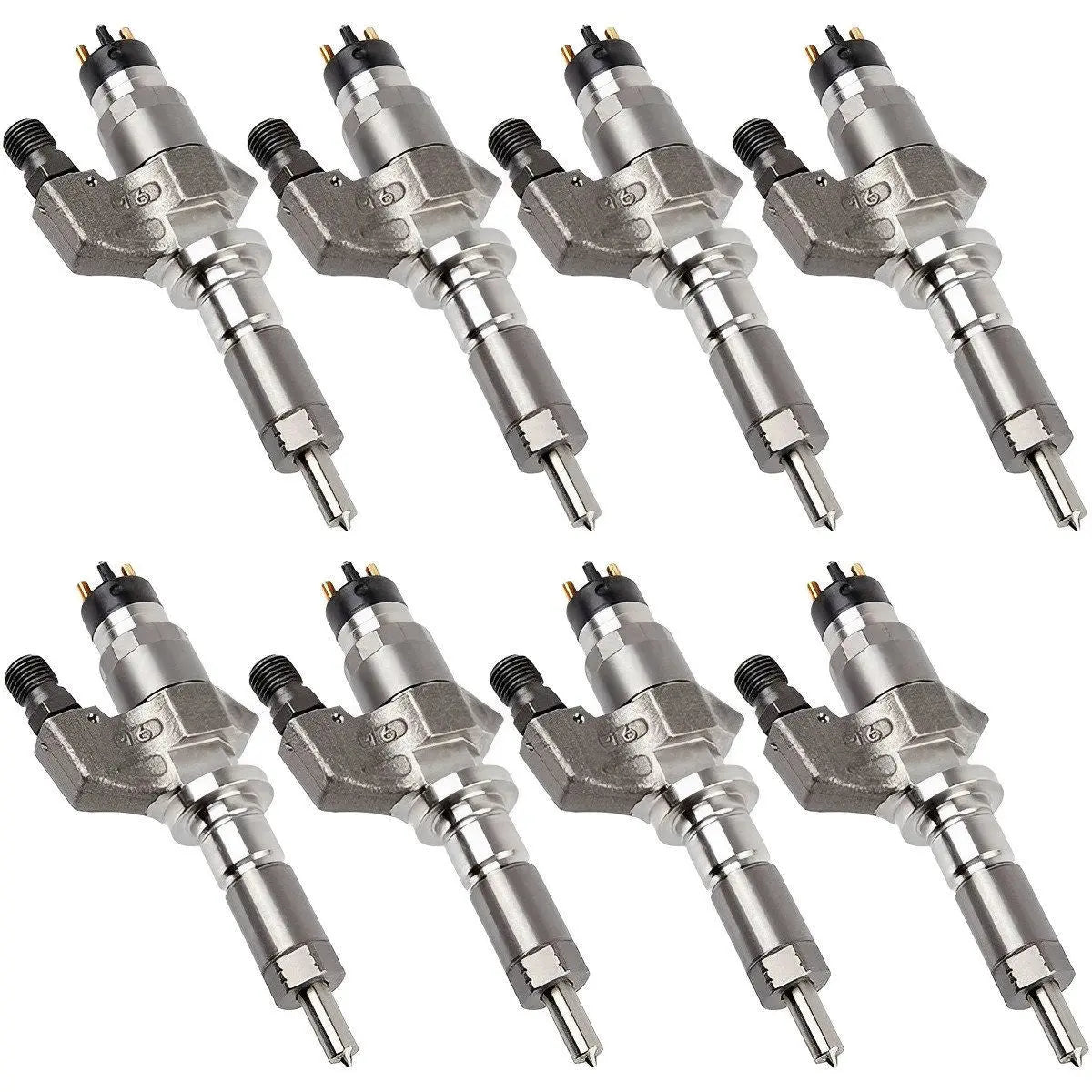 Diesel Fuel Injectors 0445120008 0986435502 97208074 Compatible with 2001-2004.5 Chevy/GMC 2500HD/3500HD Duramax LB7 6.6L