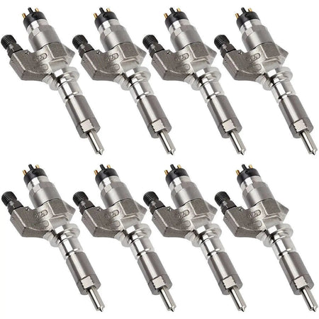 Diesel Fuel Injectors 0445120008 0986435502 97208074 Compatible with 2001-2004.5 Chevy/GMC 2500HD/3500HD Duramax LB7 6.6L