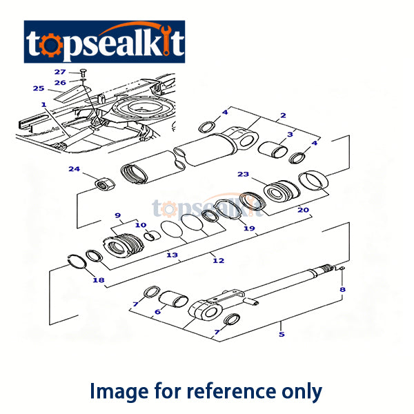 9154141 Hydraulic Cylinder Seal Kit For Liebherr