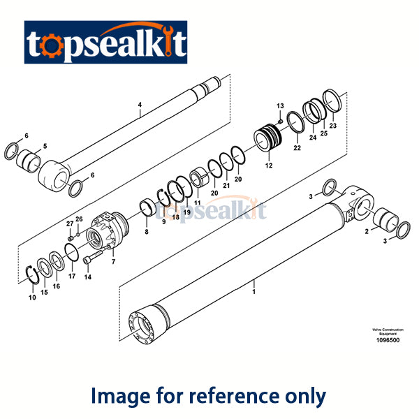 91E62711 Hydraulic Cylinder Seal Kit For Hyundai R420LC