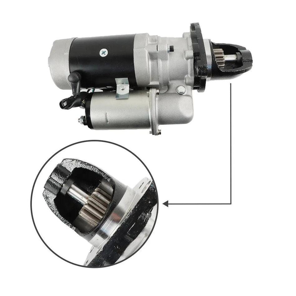starter motor 600-813-9322 for Komatsu S6D125E SA6D125E SA6D140E Excavator - image 2