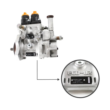6156-71-1112 fuel injection pump for Komatsu PC450-7 6D125 Engine - image 4