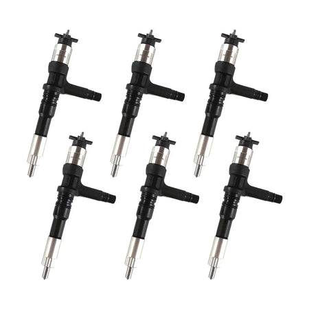 6251-11-3200 095000-6640 Fuel Injector Compatible with Komatsu 6D125E Engine
